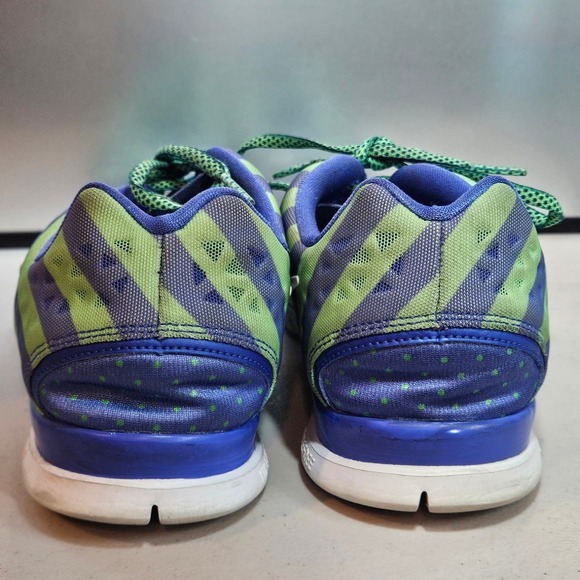 Nike Free 5.0 Womens Running Shoes Sneakers Green‎ Blue White Size US 9 #397 - Picture 2 of 7